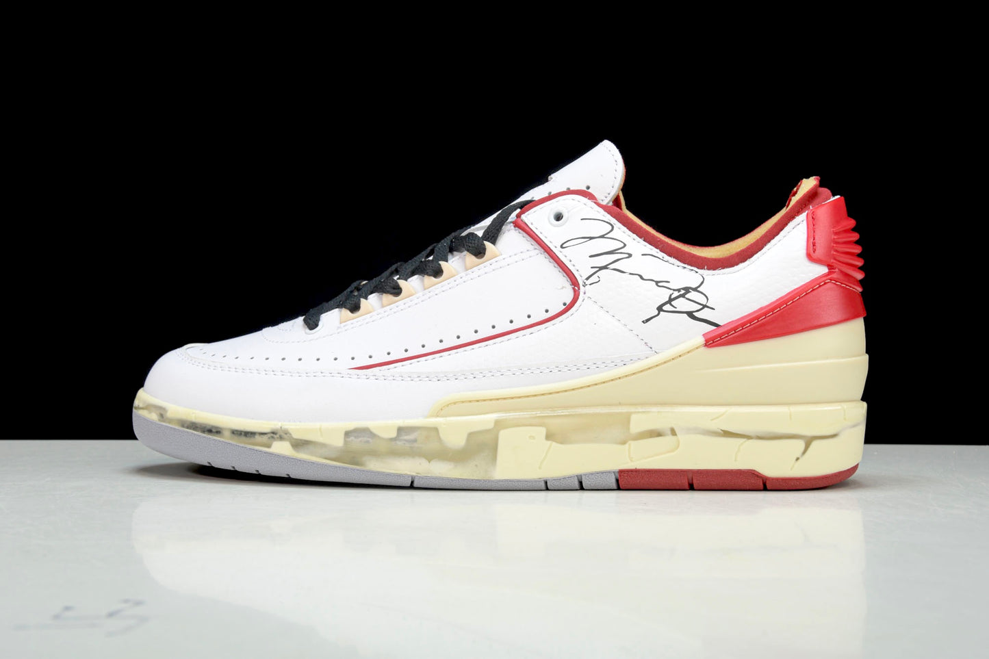 Off-White AJ2 Retro Low SP 'White Varsity Red'