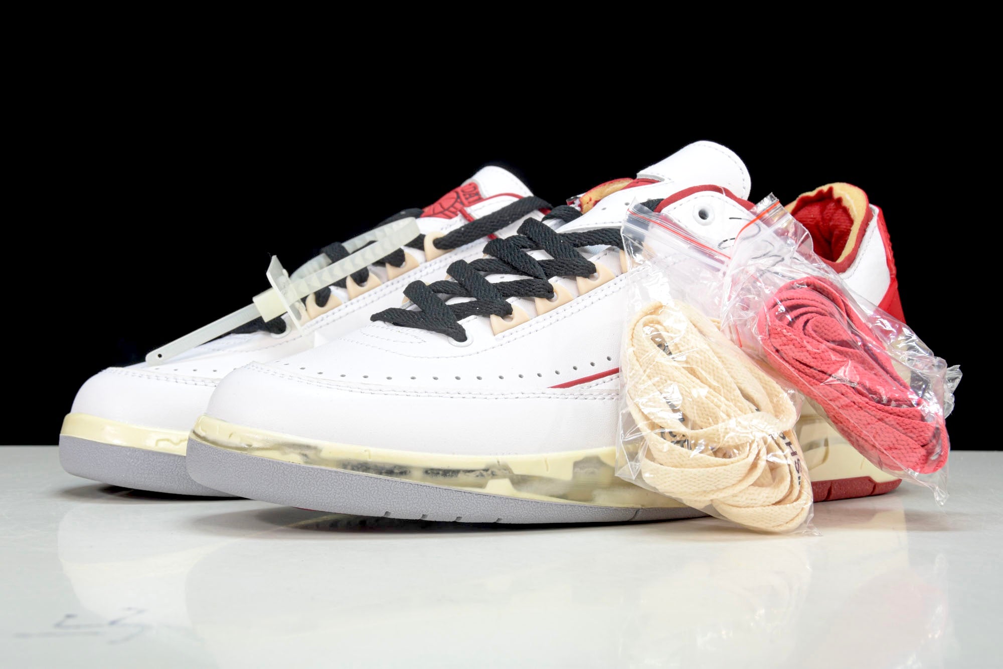 Off-White AJ2 Retro Low SP 'White Varsity Red'