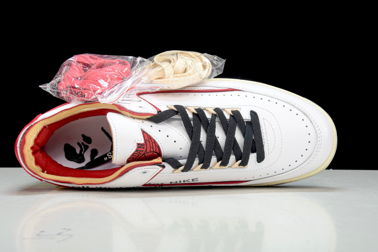 Off-White AJ2 Retro Low SP 'White Varsity Red'