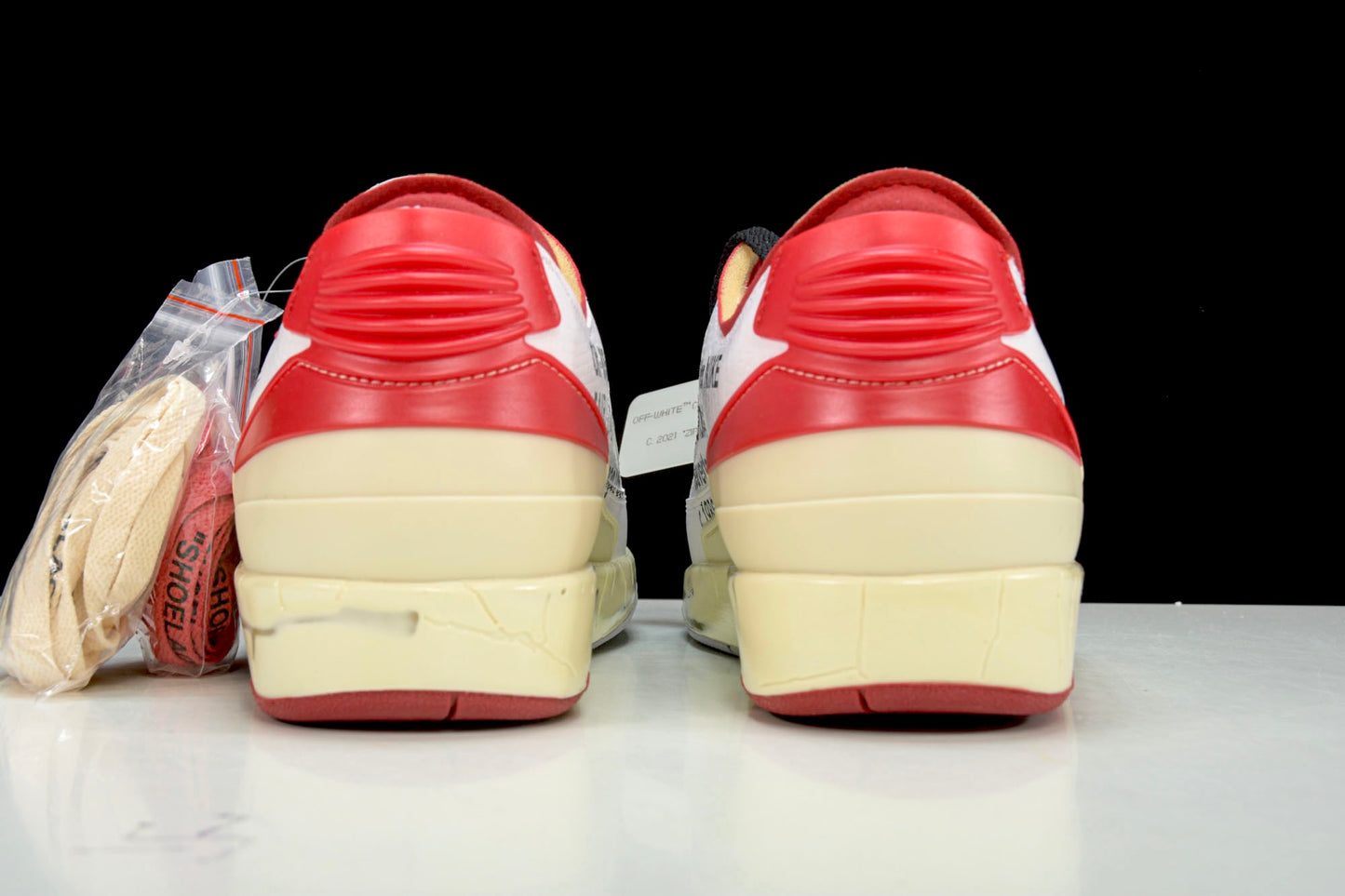 Off-White AJ2 Retro Low SP 'White Varsity Red'