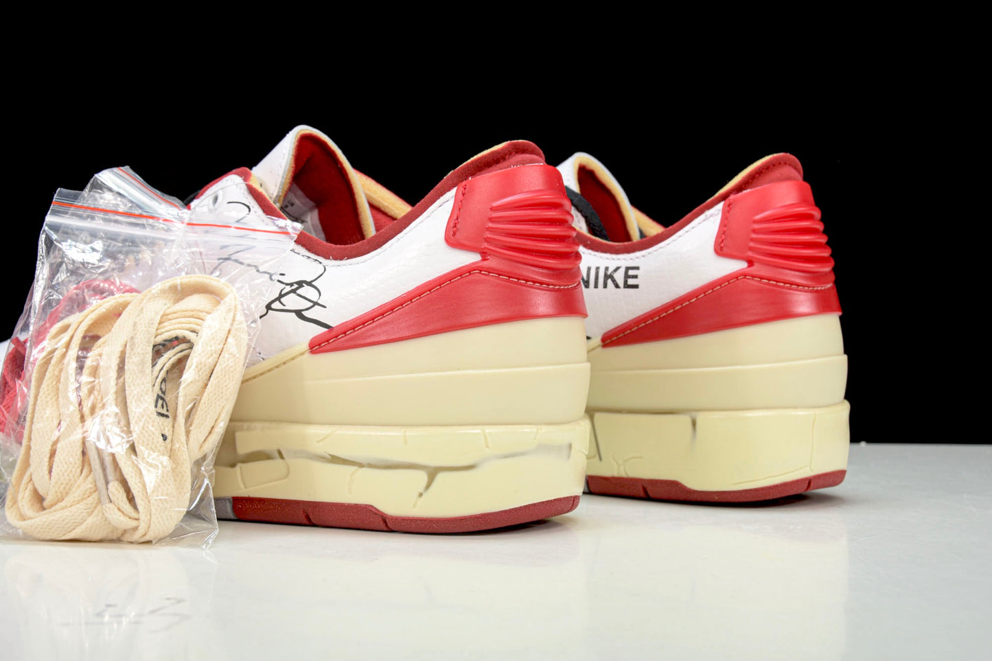 Off-White AJ2 Retro Low SP 'White Varsity Red'