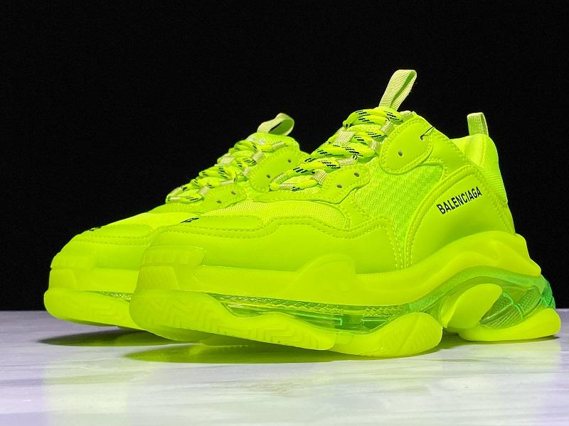 Triple S Sneaker "Fluo Yellow"