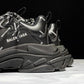 Triple S Sneaker "Allover Logo - Black"