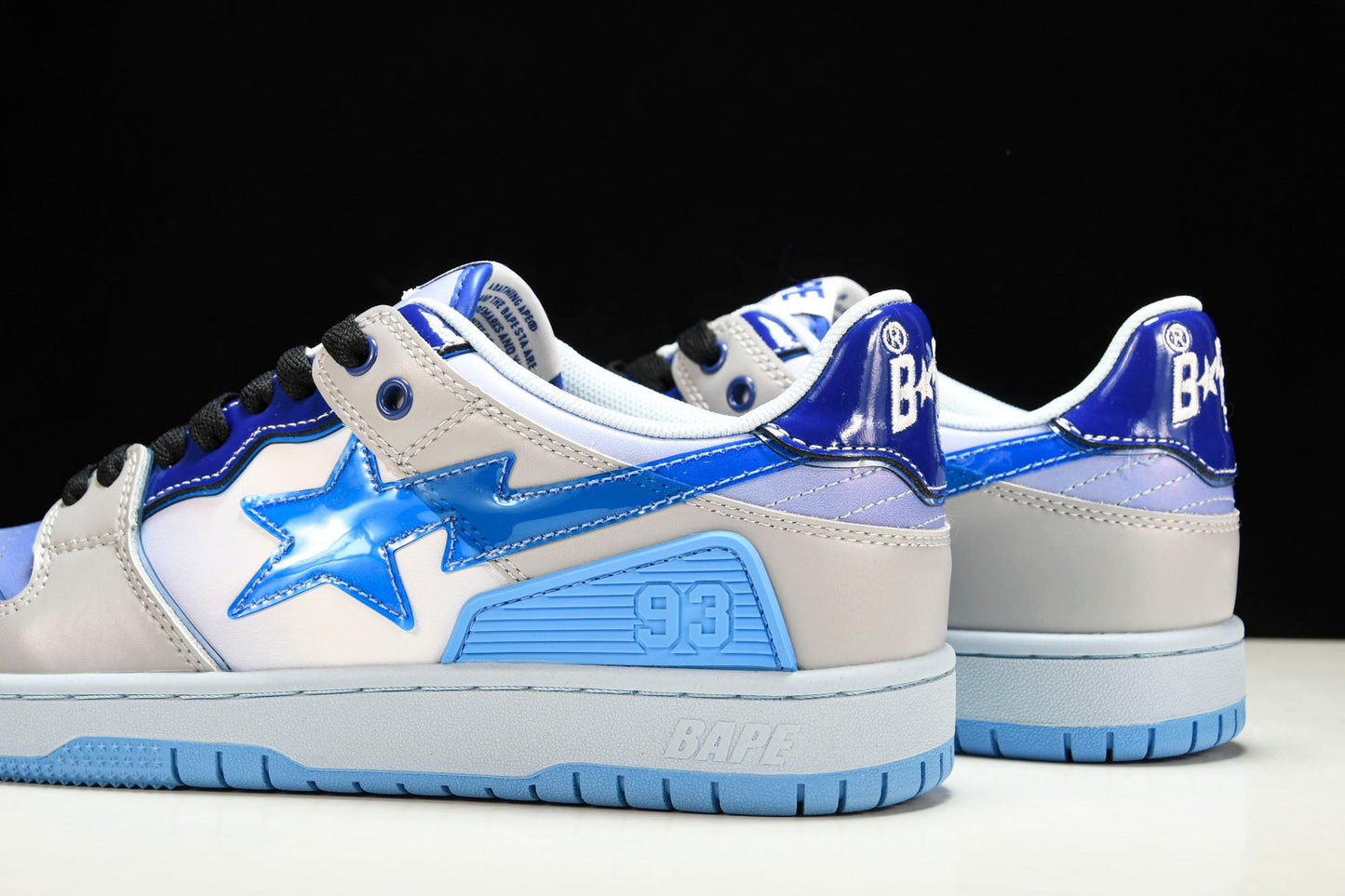 A Bathing Ape Bape SK8 Sta ‘Blue White’