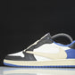 Travis Scott AJ1 Low x Fragment ‘Military Blue’