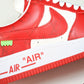 Louis Vuittоп x AF1 by Virgil Abloh 'Red White' (With Special Case)