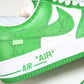 Louis Vuittоп x AF1 by Virgil Abloh 'Green' (With Special Case)