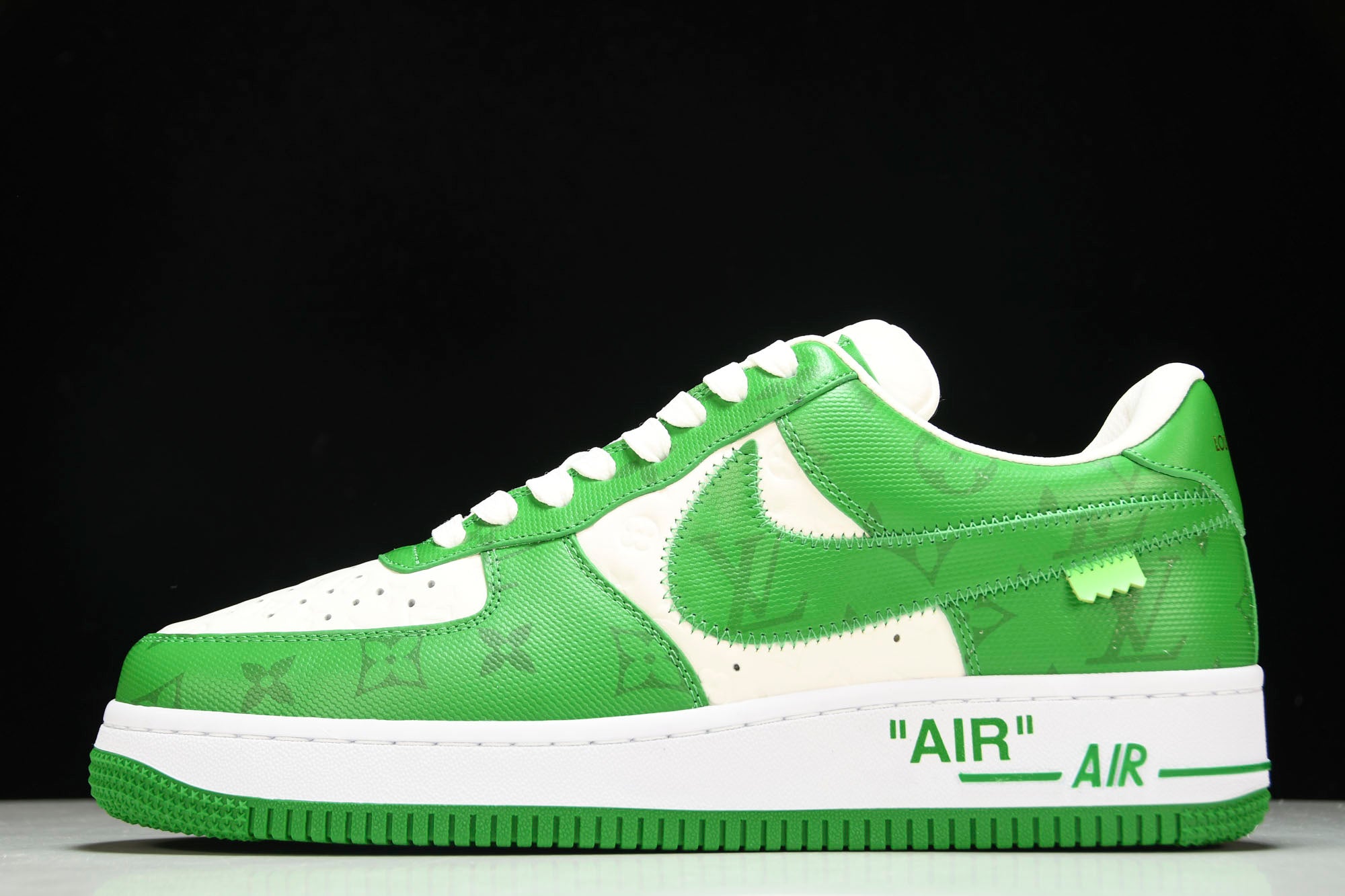 Louis Vuittоп x AF1 by Virgil Abloh 'Green' (With Special Case)