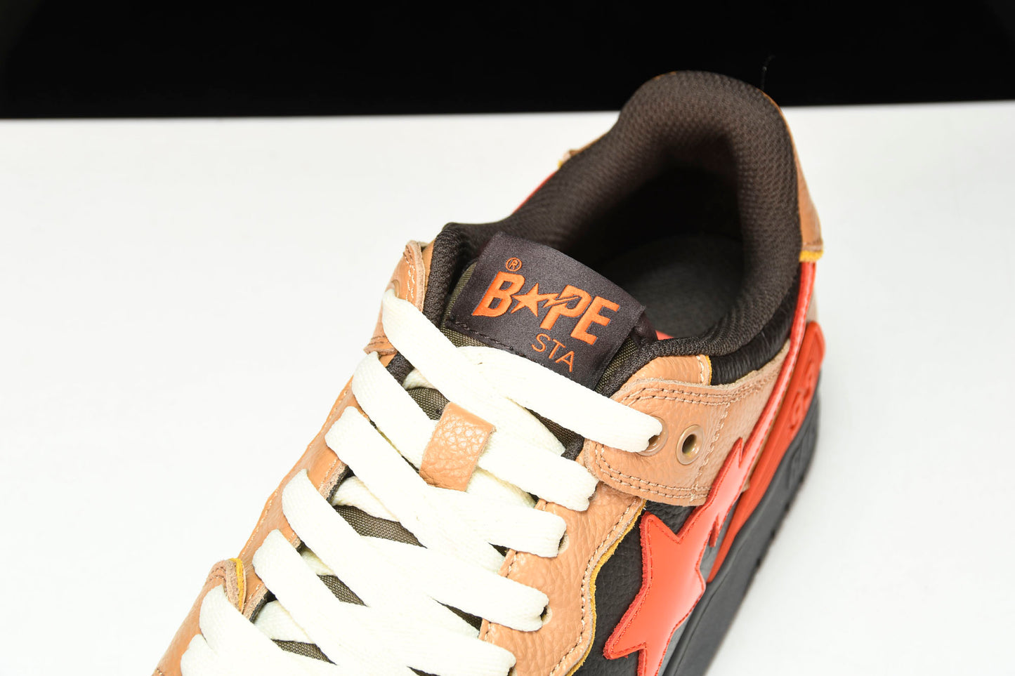 A Bathing Ape Bape SK8 Sta ‘Orange Black’