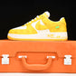 Louis Vuittоп x AF1 by Virgil Abloh 'Yellow' (With Special Case)