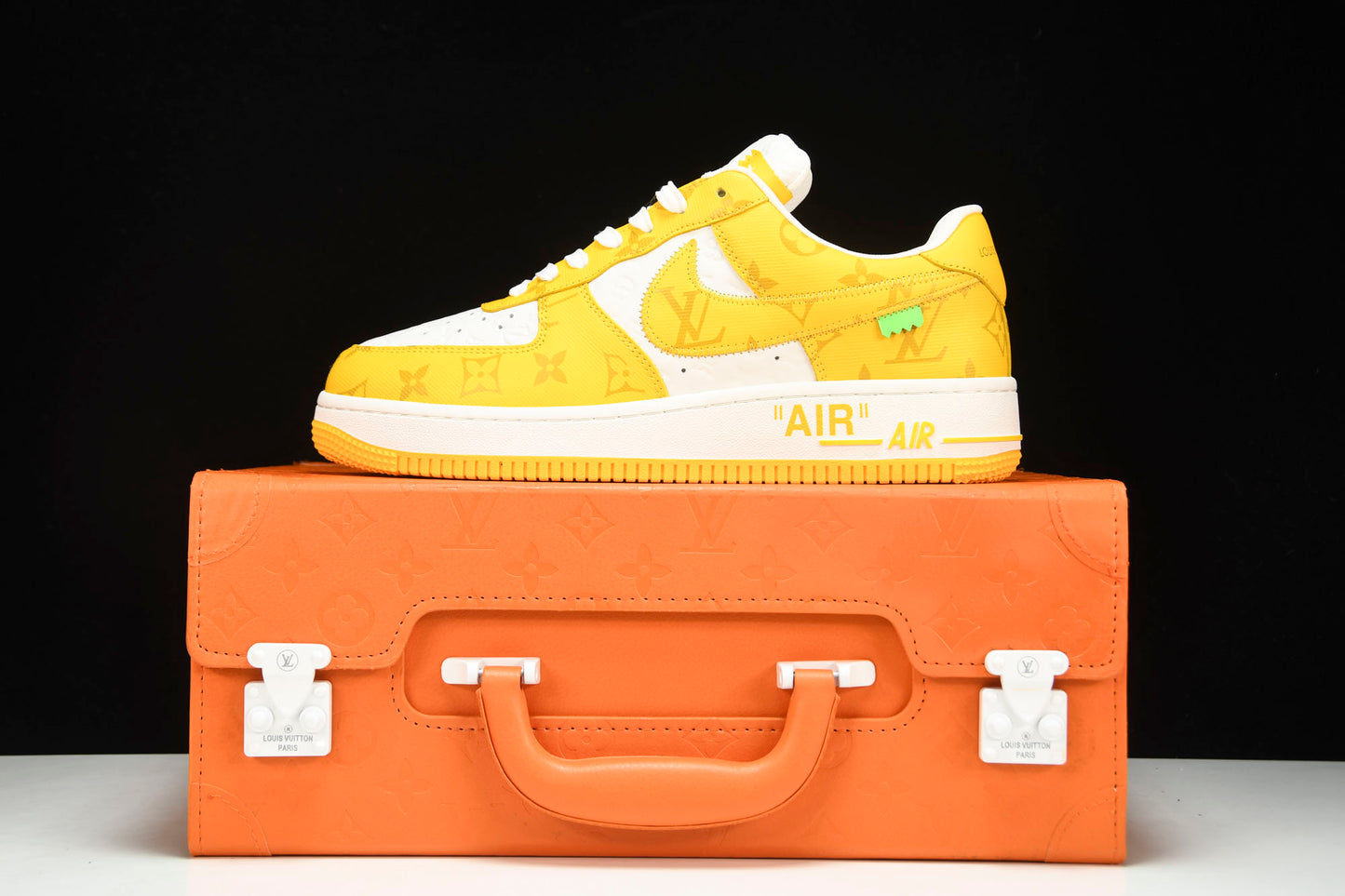 Louis Vuittоп x AF1 by Virgil Abloh 'Yellow' (With Special Case)