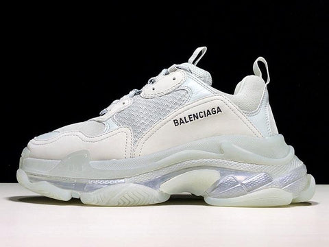 Triple S Sneaker "Pearl Grey Clear Sole"