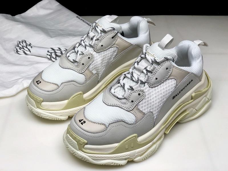 Triple S Sneaker "White Tan"