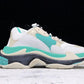 Triple S Sneaker "White Green"