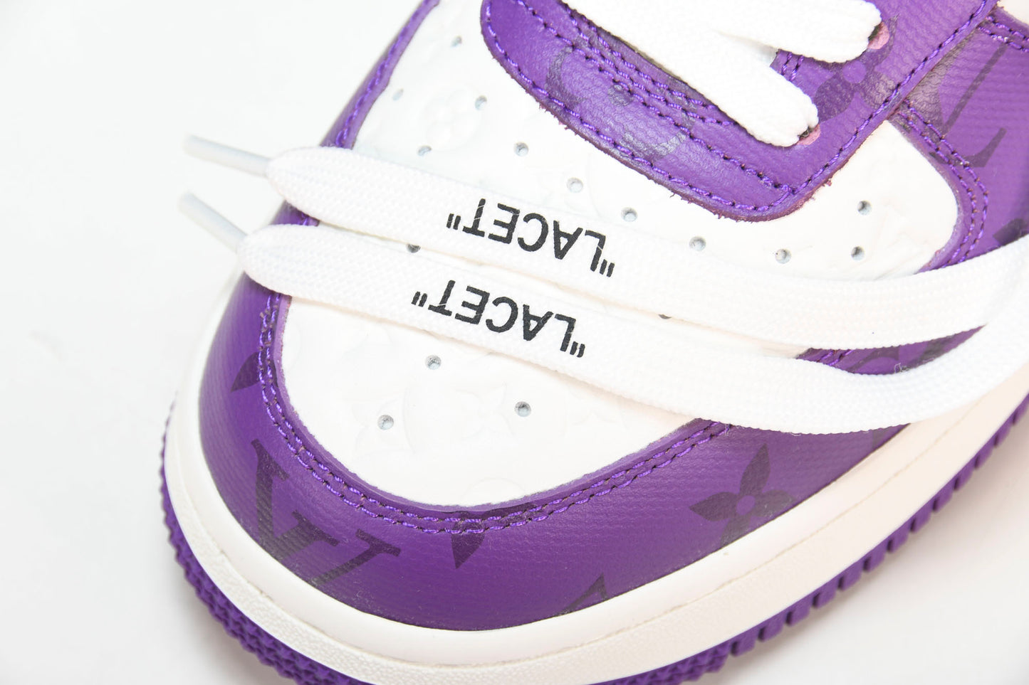 Louis Vuittоп x AF1 by Virgil Abloh 'Purple' (With Special Case)