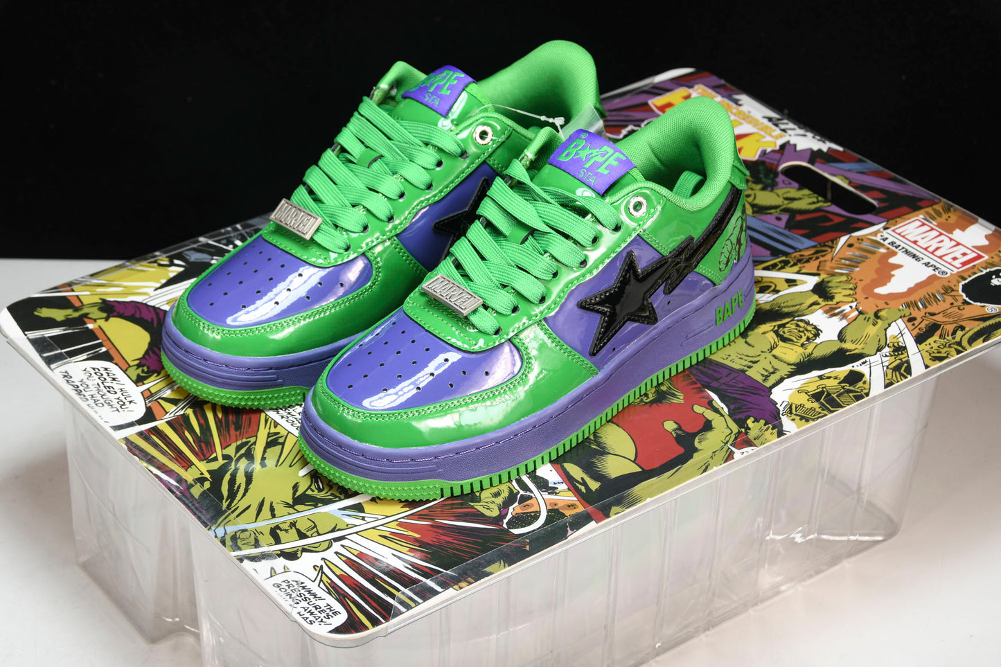 A Bathing Ape Bape Sta x Mrvl 'Hūlk'