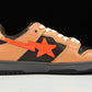 A Bathing Ape Bape SK8 Sta ‘Orange Black’
