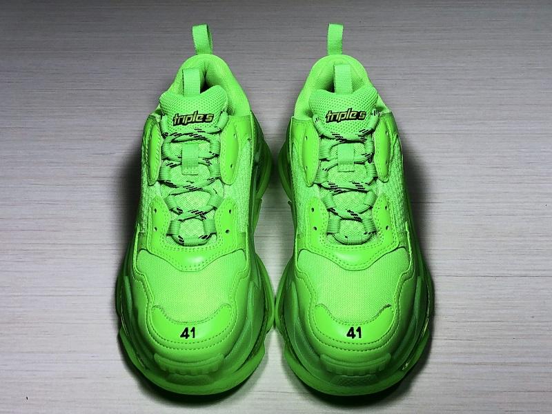 Triple S Sneaker "Fluo Green"