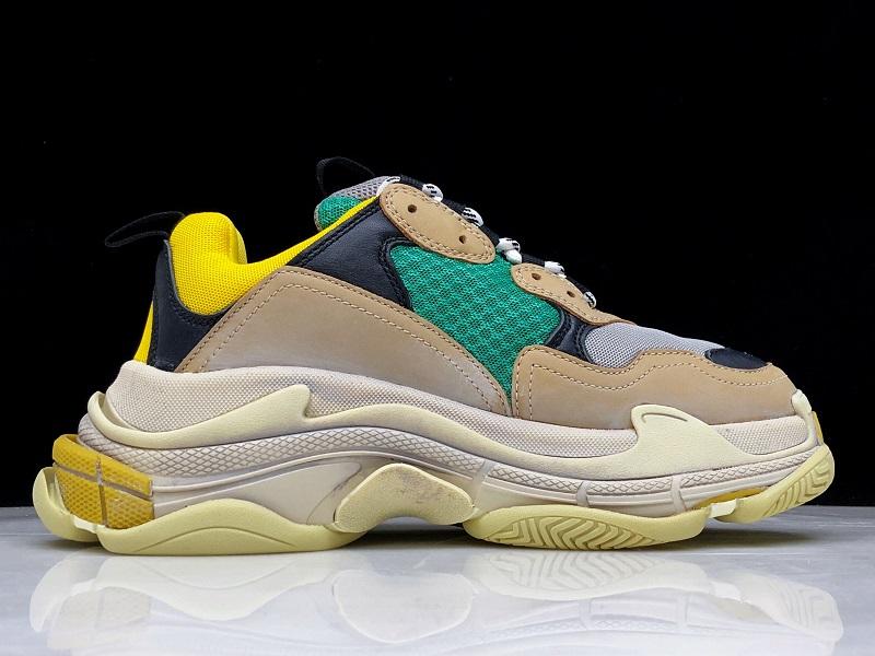 Triple S Sneaker "Green Yellow"