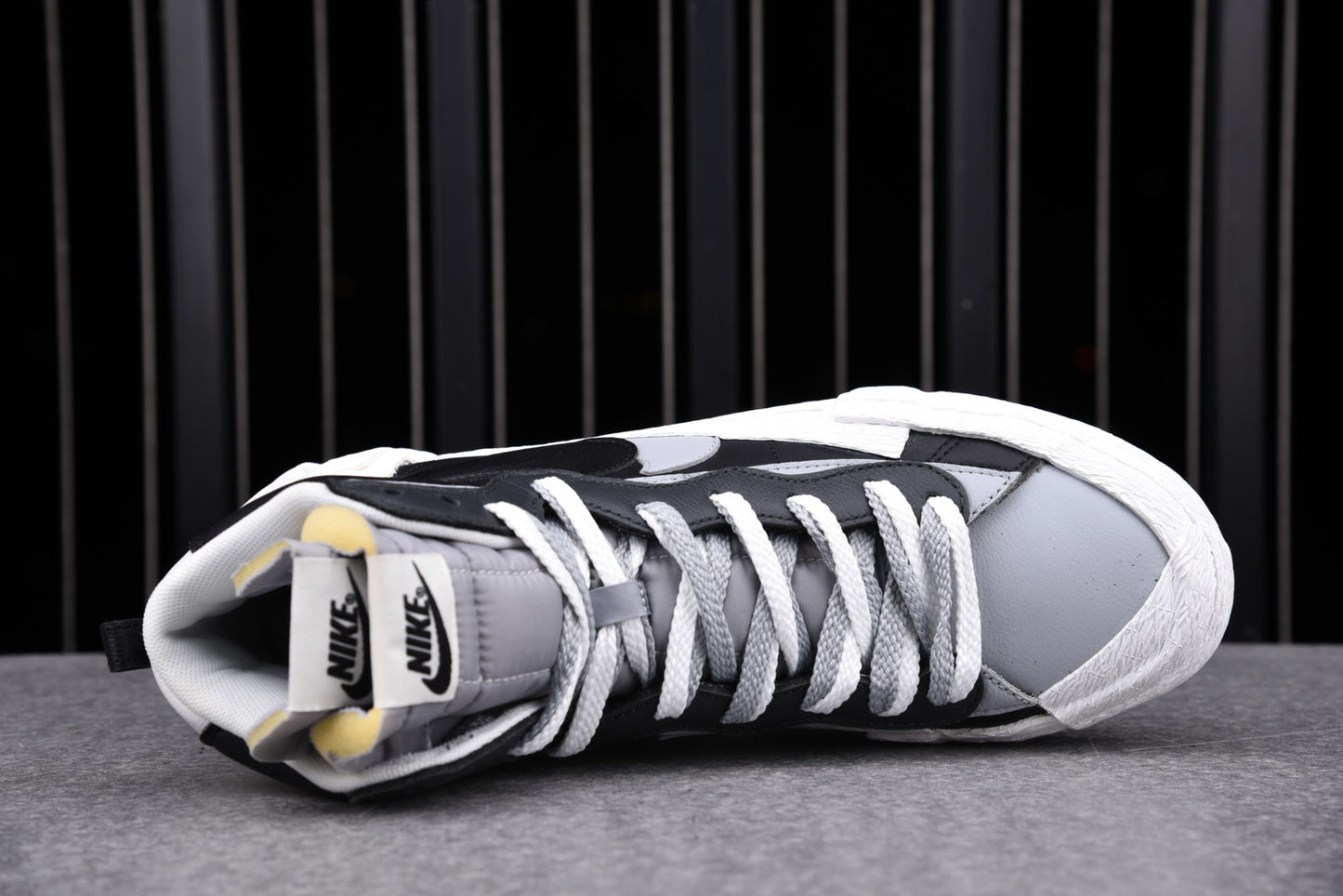 Sacai x Blzr Mid 'Black Grey'