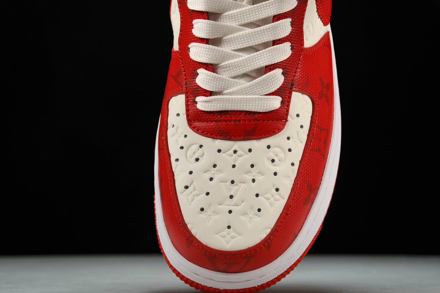 Louis Vuittоп x AF1 by Virgil Abloh 'Red White' (With Special Case)