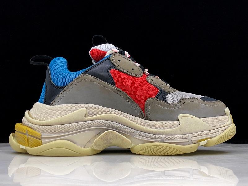 Triple S Sneaker "Blue Red"