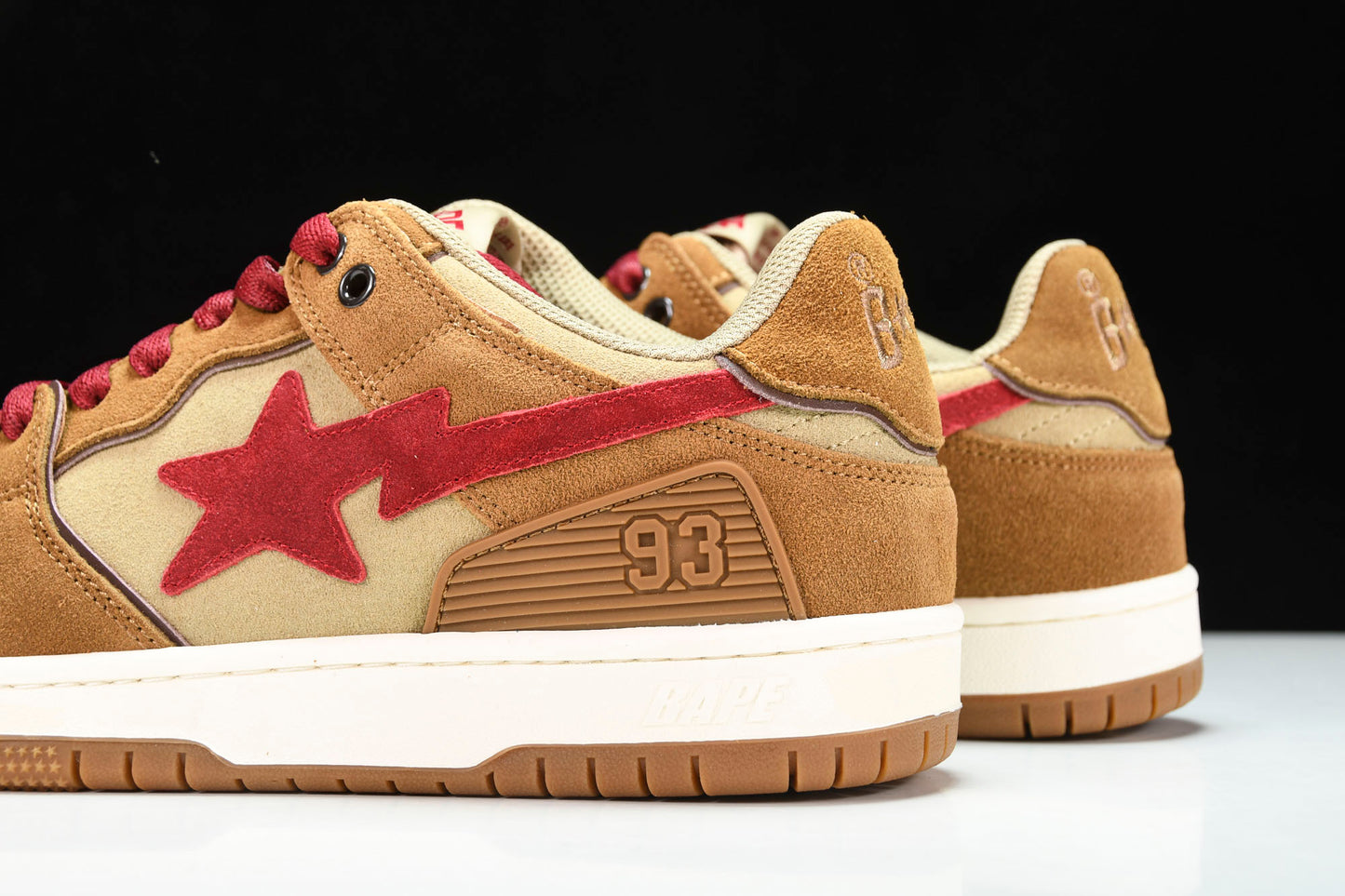 A Bathing Ape Bape SK8 Sta ‘Wheat Red’