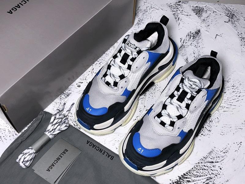 Triple S Sneaker "Blue Black"