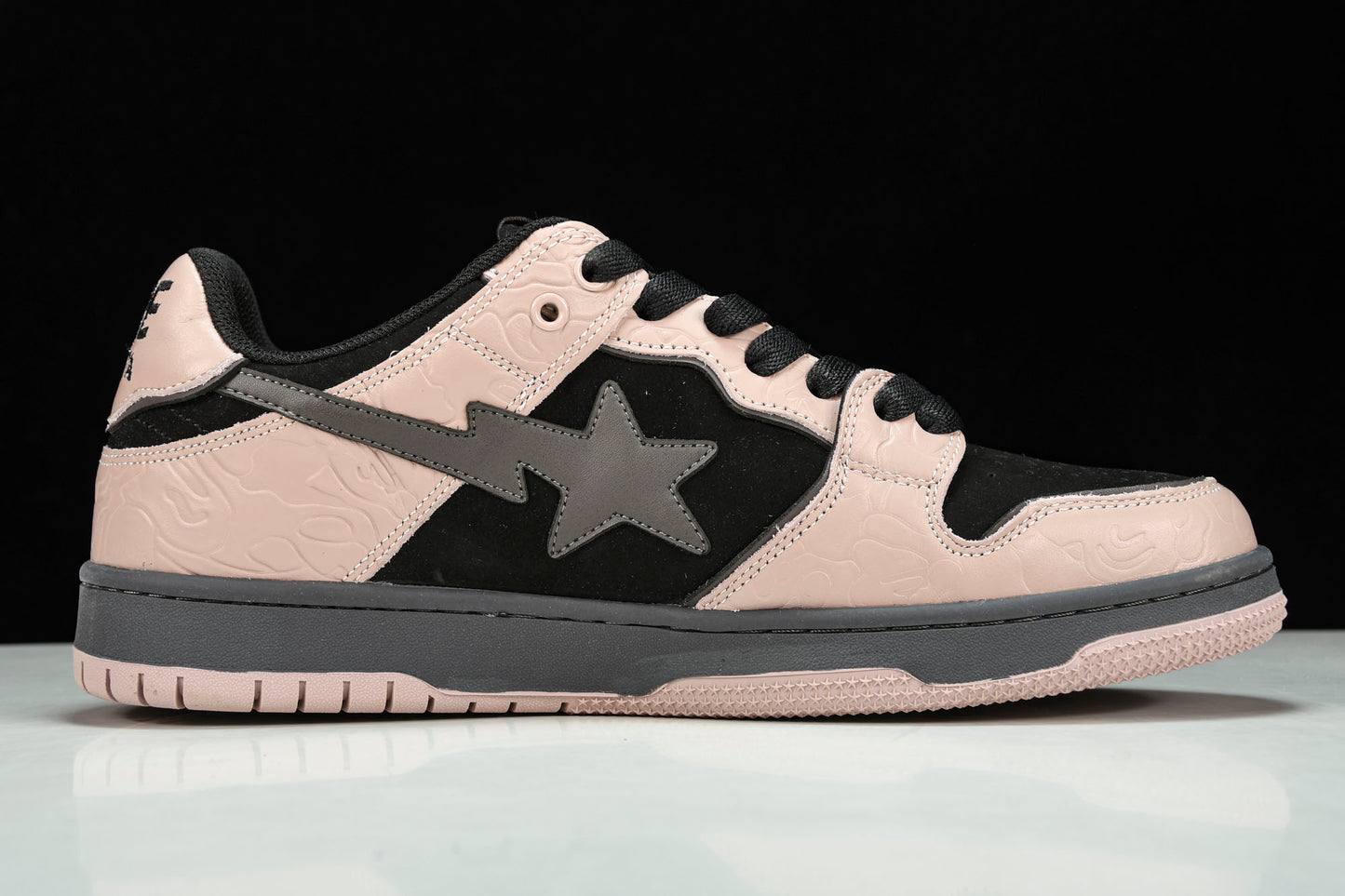 A Bathing Ape Bape SK8 Sta ‘Dirty Pink Black’