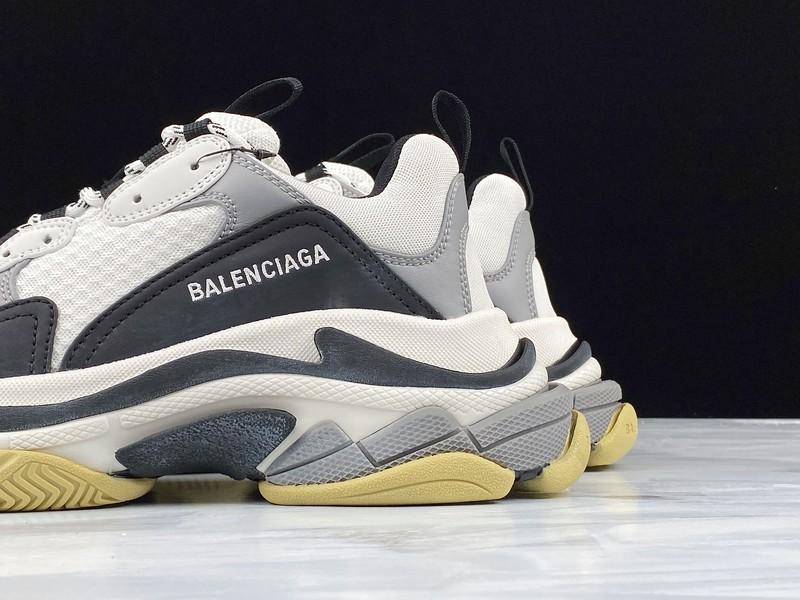 Triple S Sneaker "White Grey Black"