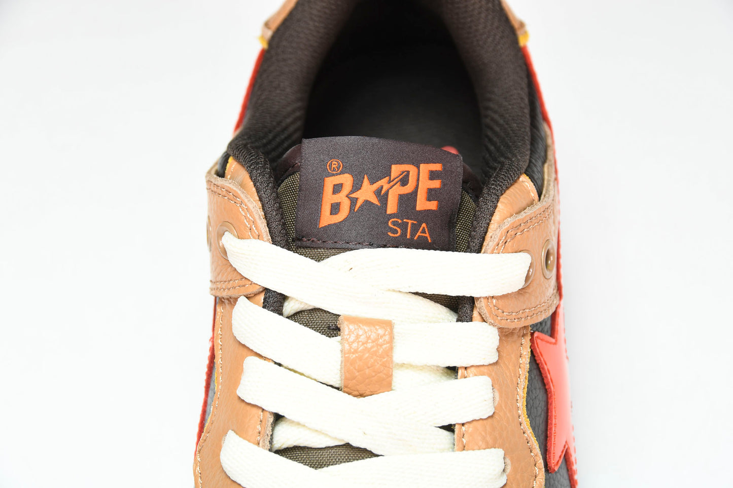 A Bathing Ape Bape SK8 Sta ‘Orange Black’