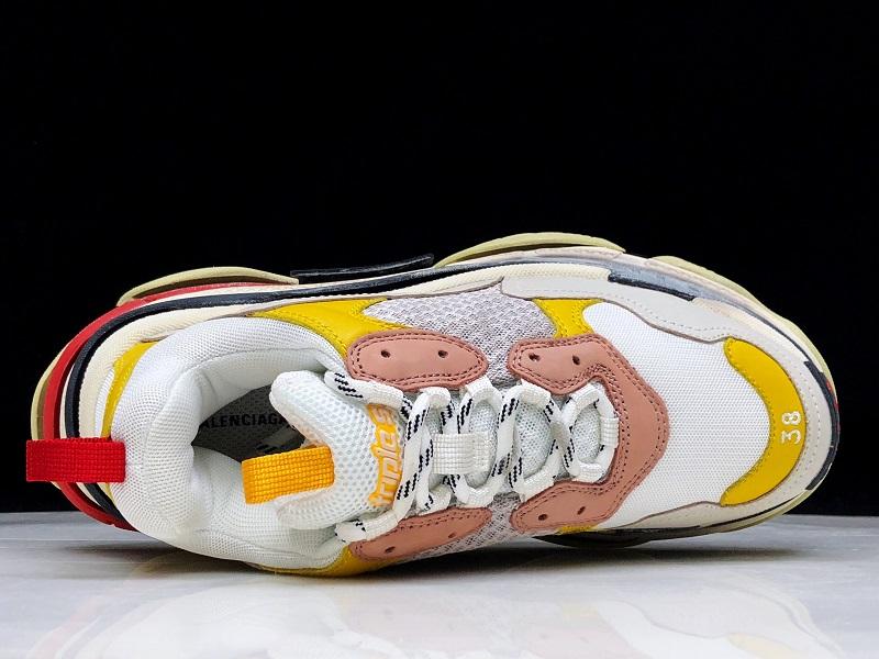 Triple S Sneaker "White Yellow"