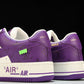 Louis Vuittоп x AF1 by Virgil Abloh 'Purple' (With Special Case)