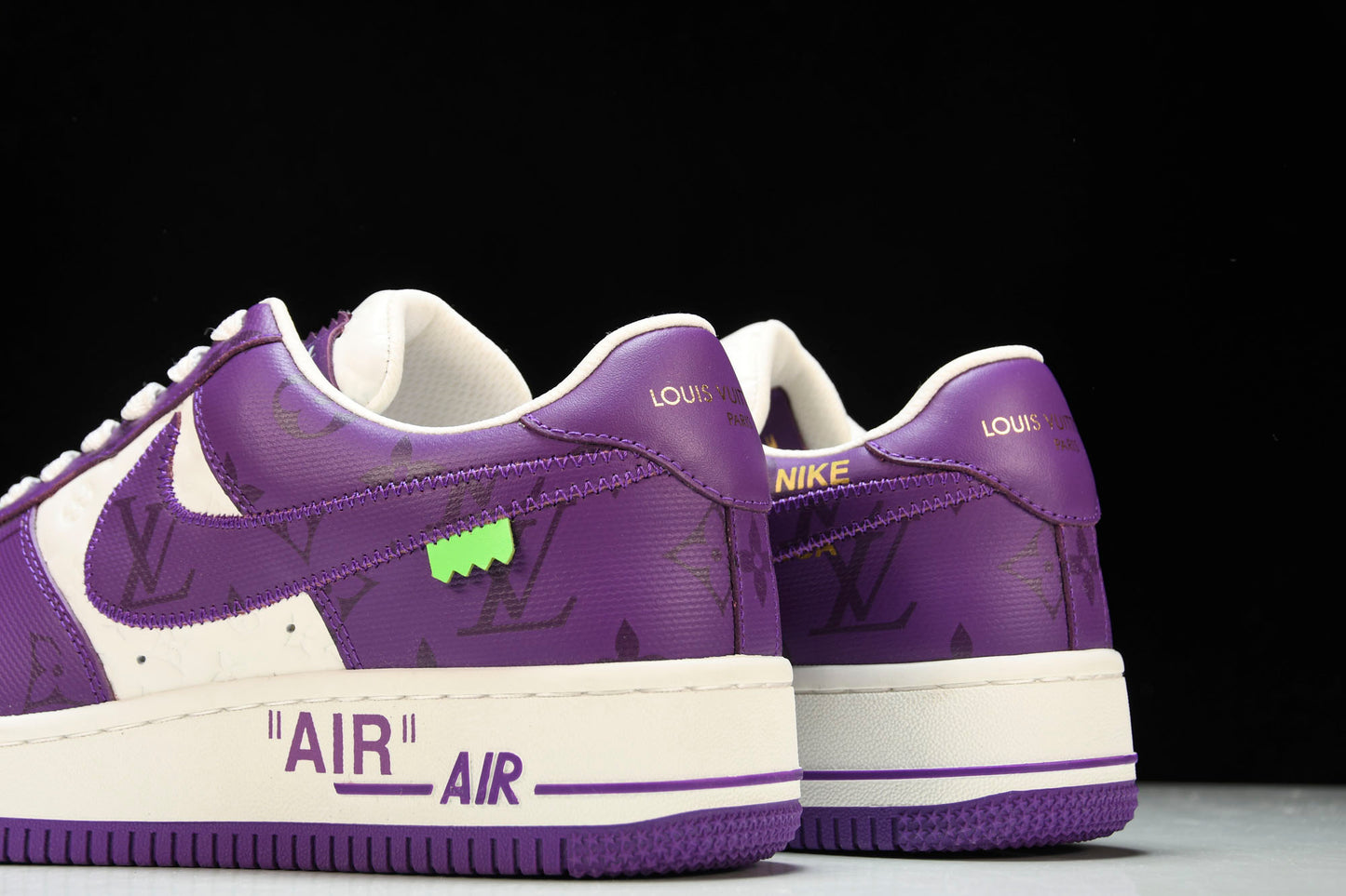 Louis Vuittоп x AF1 by Virgil Abloh 'Purple' (With Special Case)