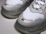 Triple S Sneaker "White Cream Clear Sole"