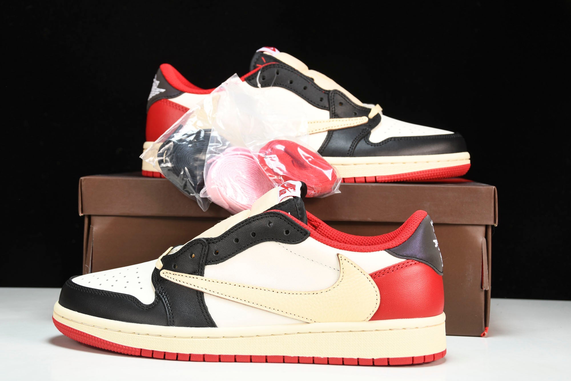 Travis Scott x AJ1 Low 'Red & Black' (Unreleased) – Drip Locker UK