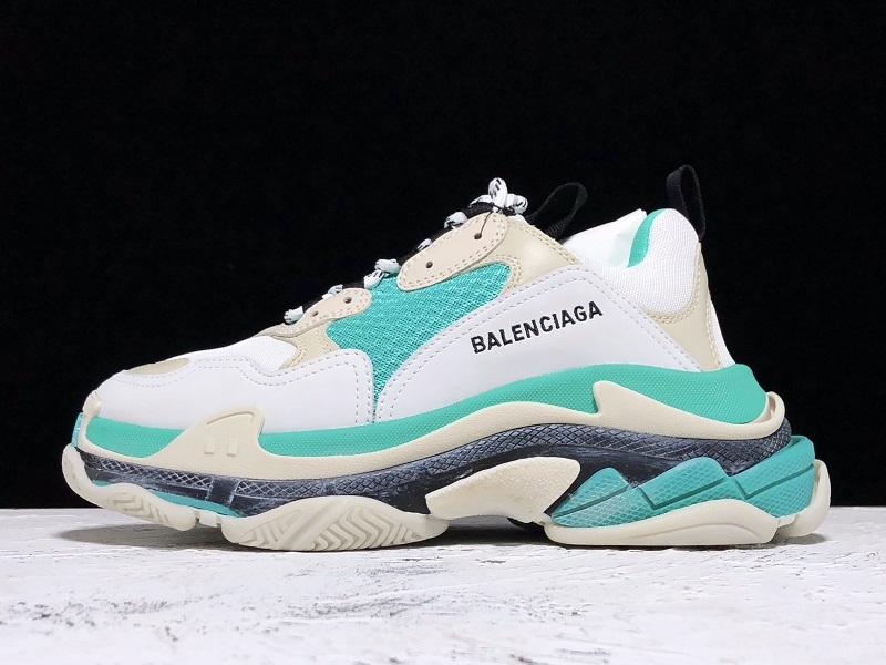 Triple S Sneaker "White Green"