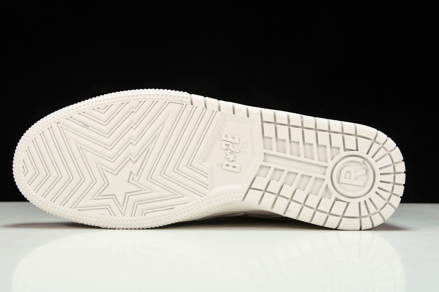 A Bathing Ape Bape SK8 Sta ‘Triple White’