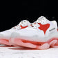 Triple S Sneaker "White Red Clear Sole"