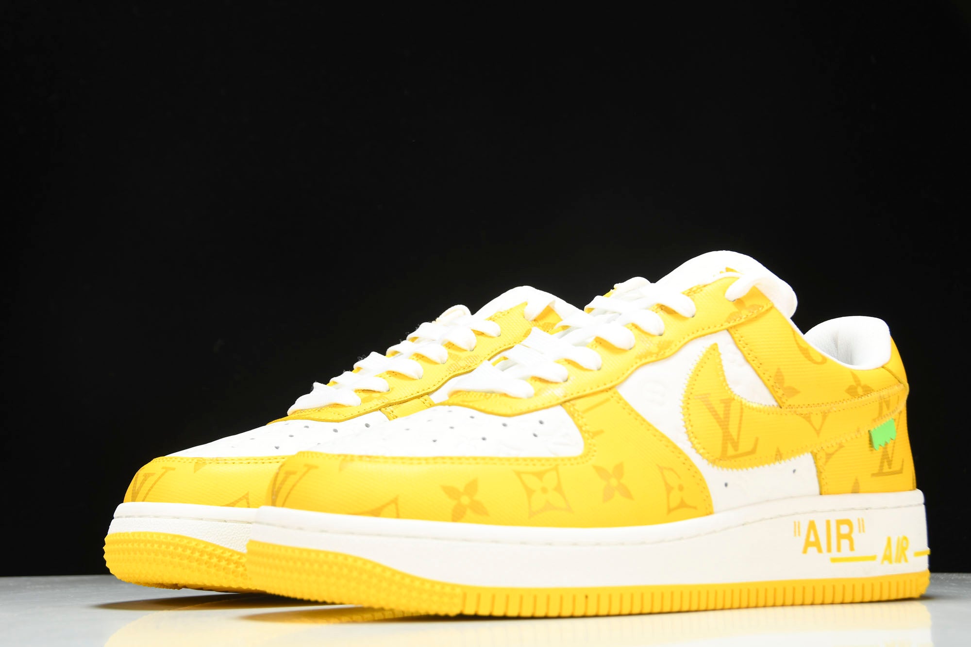 Louis Vuittоп x AF1 by Virgil Abloh 'Yellow' (With Special Case)