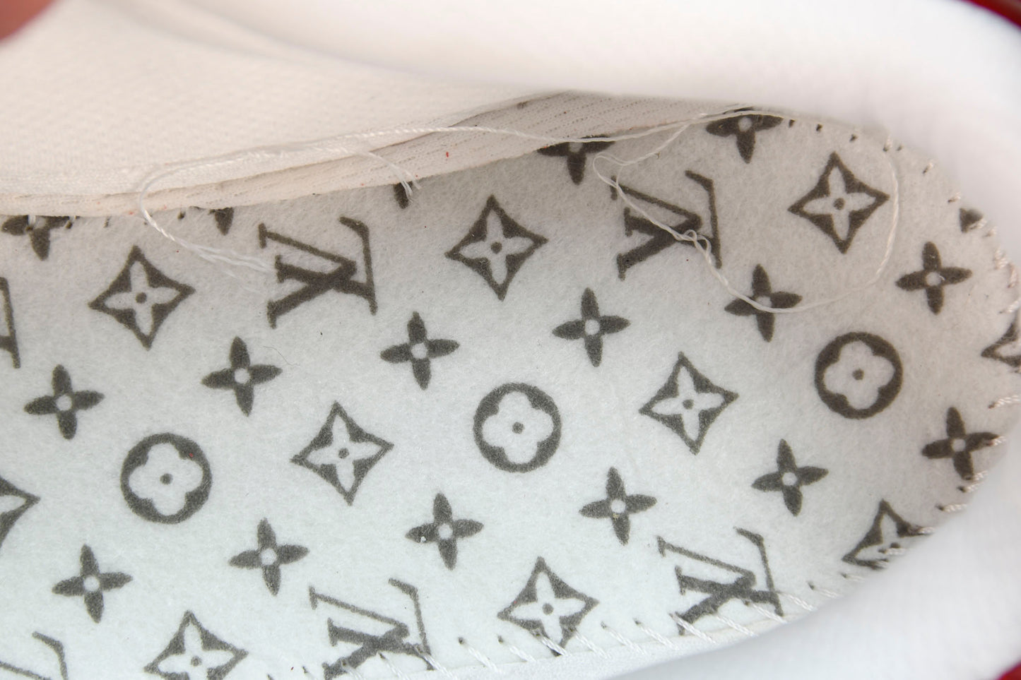 Louis Vuittоп x AF1 by Virgil Abloh 'Red White' (With Special Case)