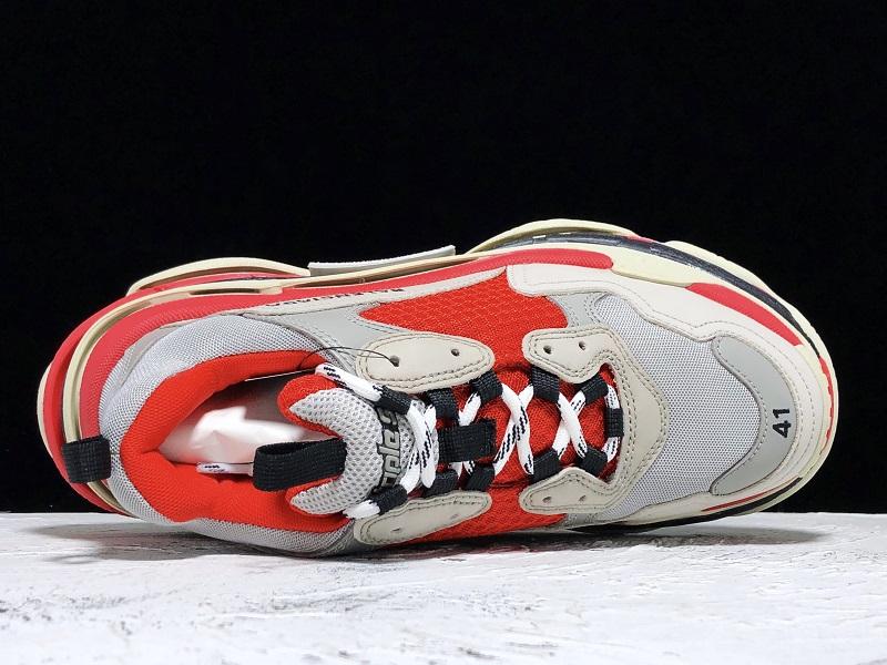 Triple S Sneaker "Grey Red"