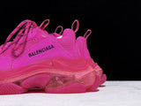 Triple S Sneaker "Fluo Pink"