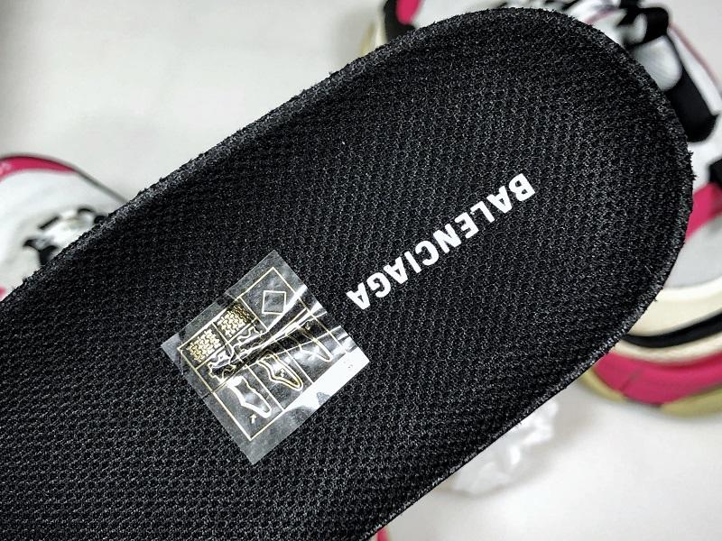 Triple S Sneaker "Black White Pink"