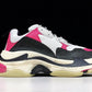 Triple S Sneaker "Black White Pink"