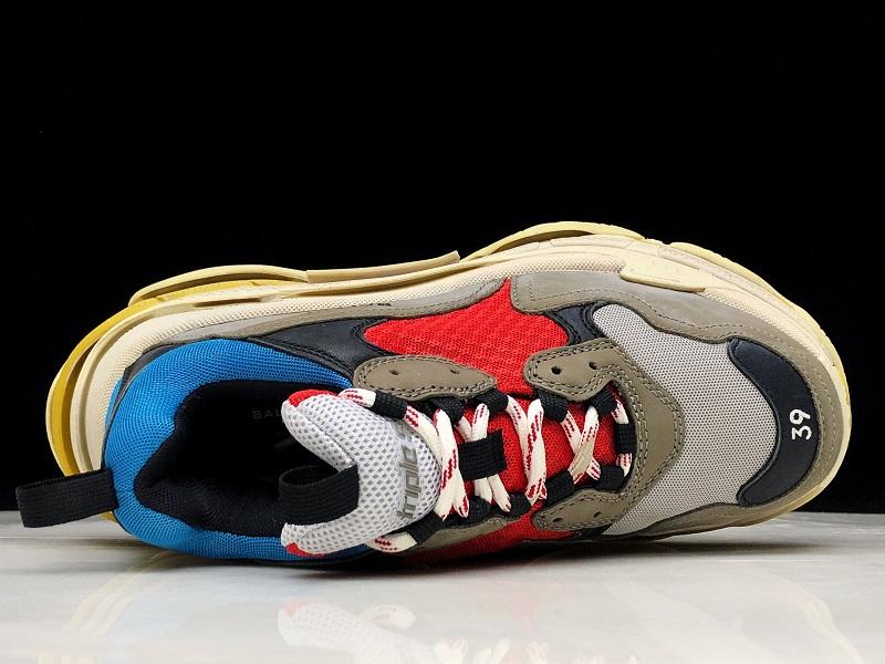 Triple S Sneaker "Blue Red"