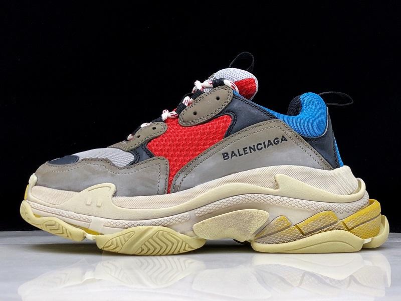 Triple S Sneaker "Blue Red"