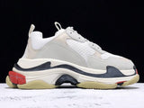 Triple S Sneaker "White Black Red"