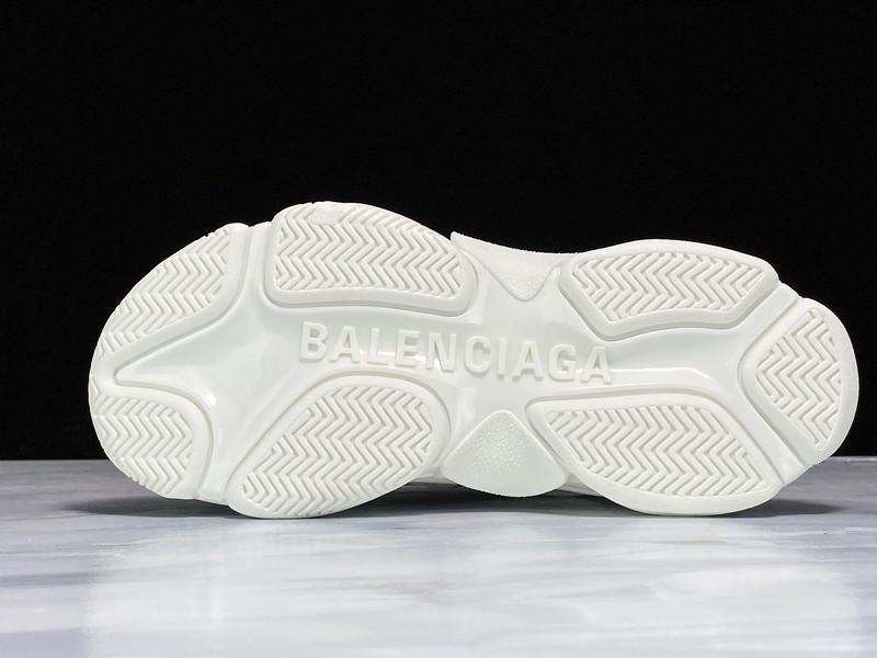 Triple S Sneaker "Allover Logo - White"