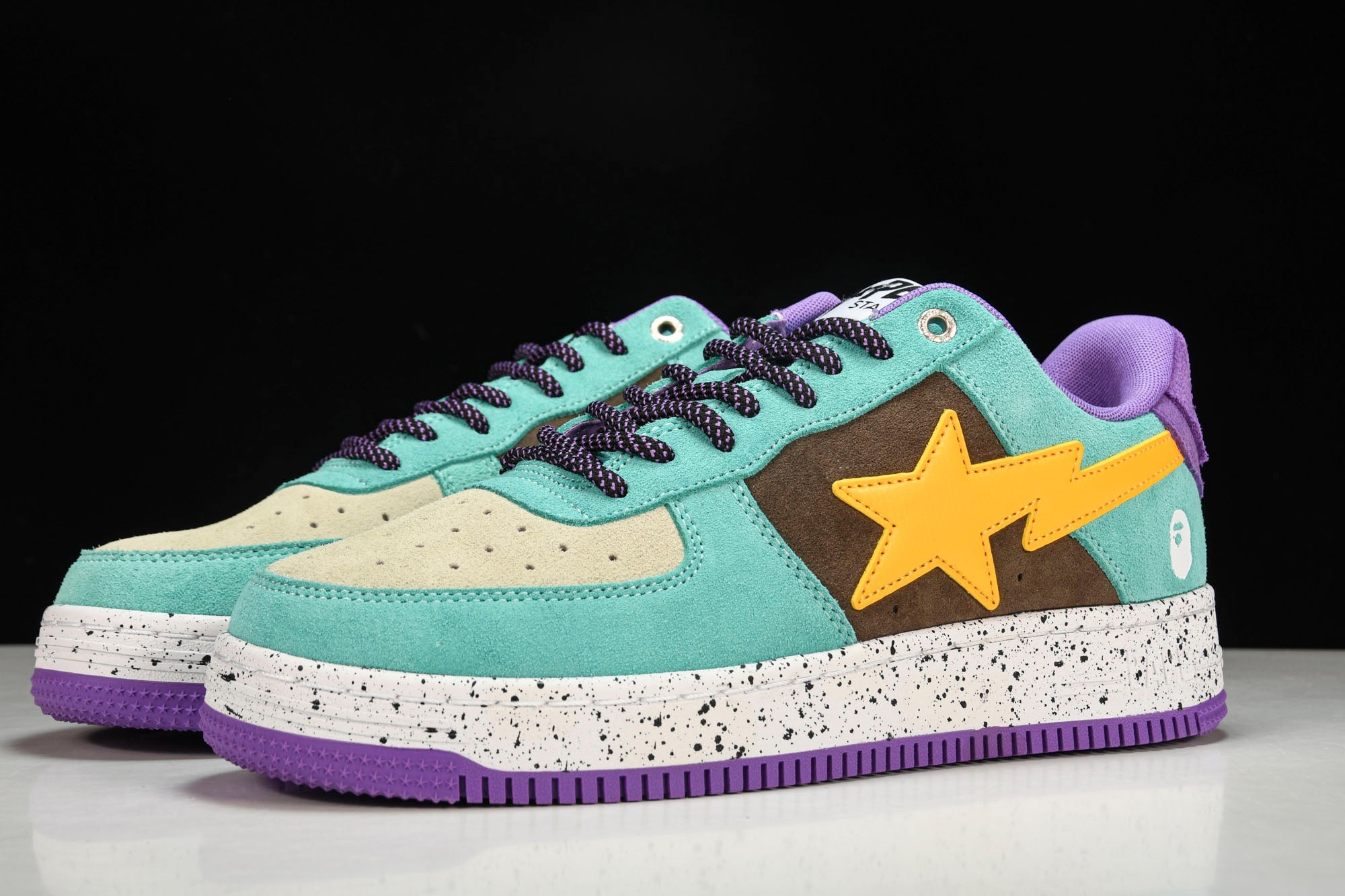 A Bathing Ape Bape Sta 'Brown Yellow'